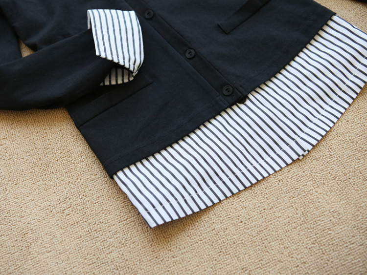 <em>加大码</em>女装衬衫 2014春装新款韩版时尚假两件