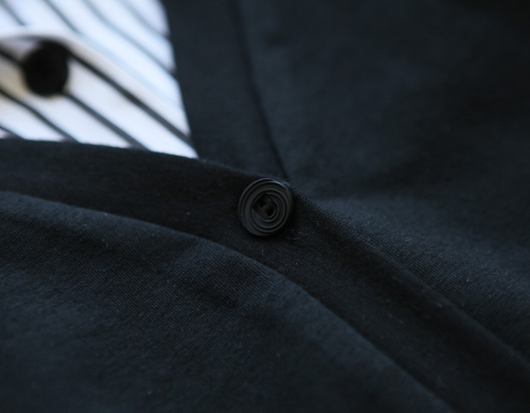 <em>加大码</em>女装衬衫 2014春装新款韩版时尚假两件