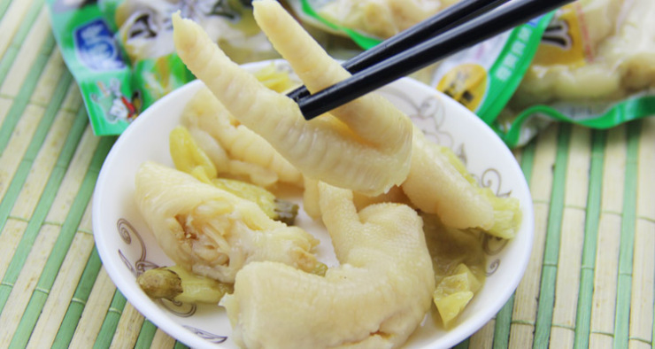 奇爽 乐棒棒 散装山椒凤爪 泡凤爪 500g 约16包