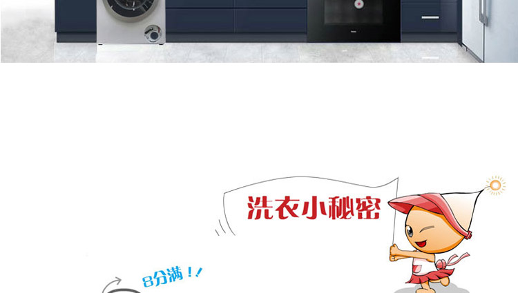 博世洗衣机XQG80-24460(WAS244600W)(限量