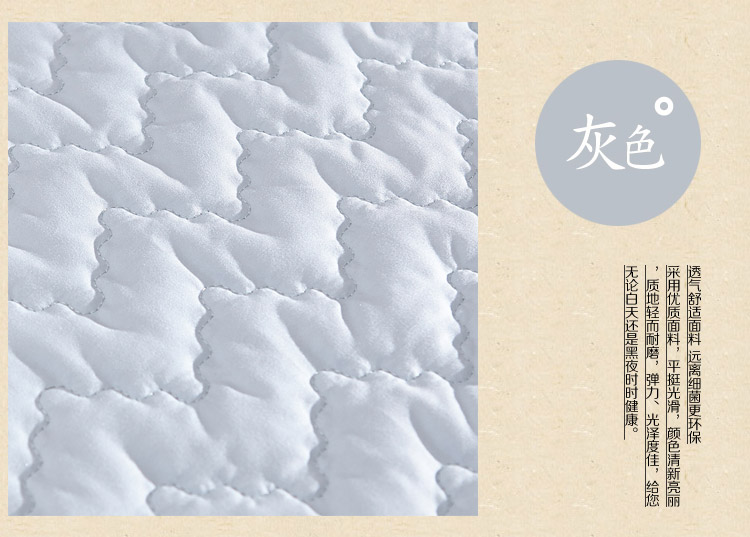 
                                        雅鹿家纺床垫床笠加厚夹棉席梦思保护套/罩 床护垫 驼色 180cmx200cm                