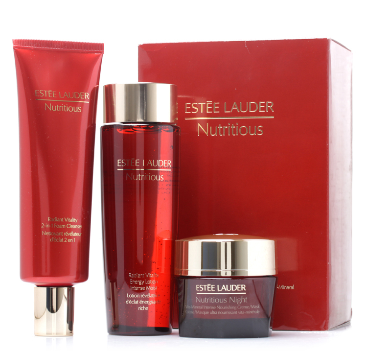 雅诗兰黛 红石榴套装 鲜活营养三件套 美白滋润