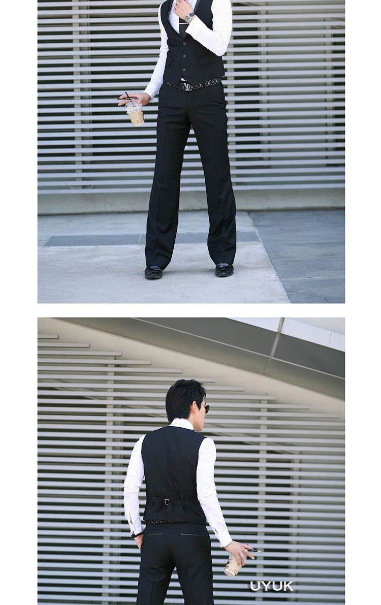 FZL 2014春夏新款 <em>男士</em>商务<em>休闲小马甲</em> 韩版修