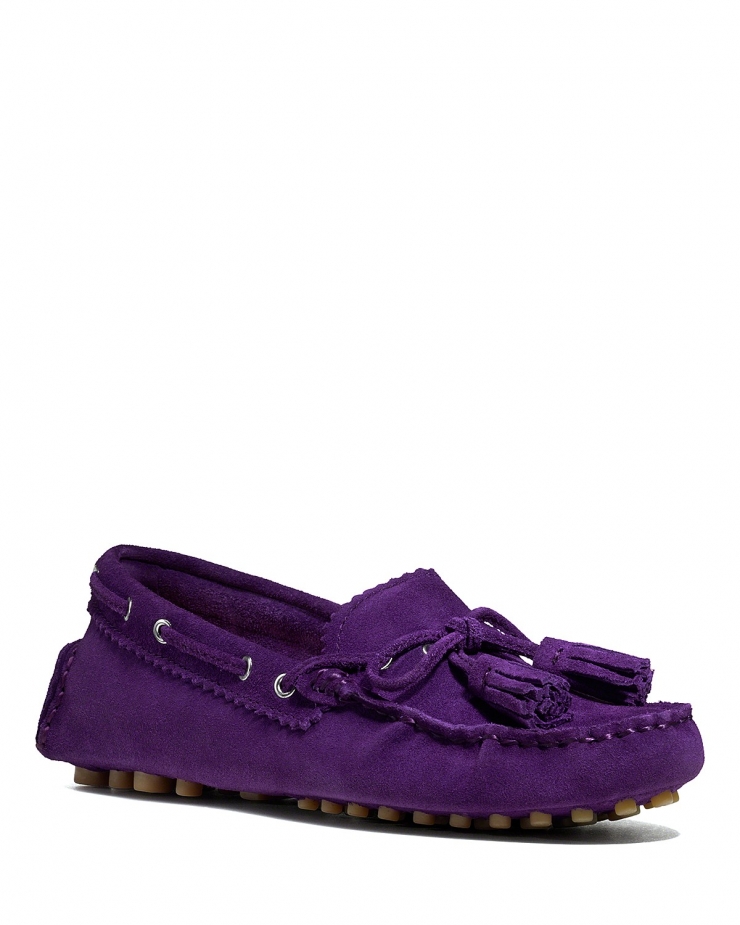 coach 蔻驰 女式休闲皮鞋 royal purple suede q00021262 6