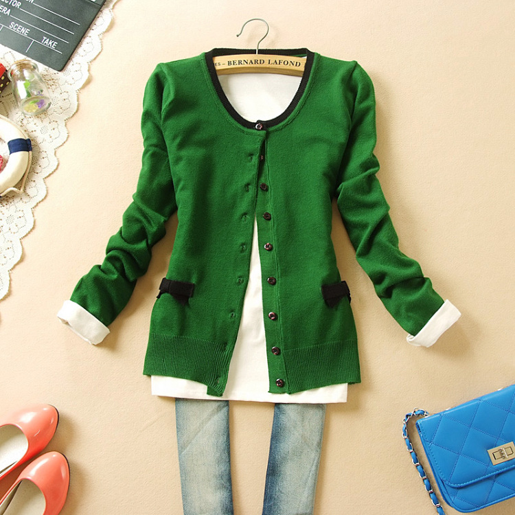 <em>线衫开衫</em>女短款哪种好 2014春装女<em>线衫开衫牌</em>