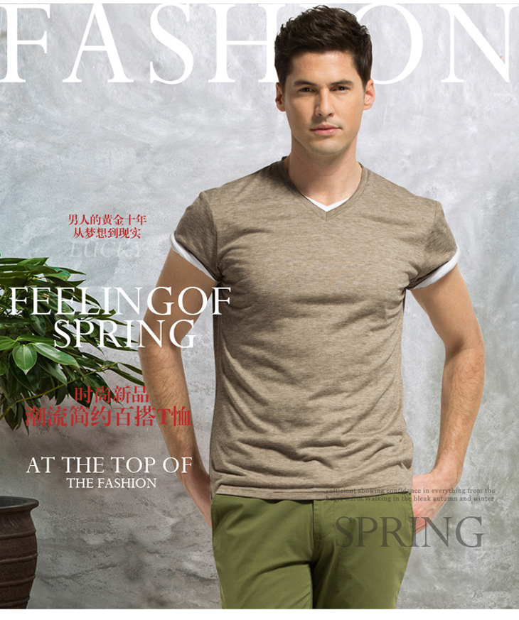 京东商城 千纸鹤男装 2014春夏新款 男士青春流