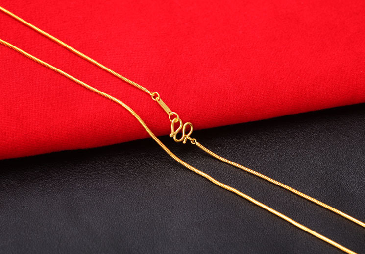 黄金项链蛇骨链999牌子好不好 纯黄金项链99