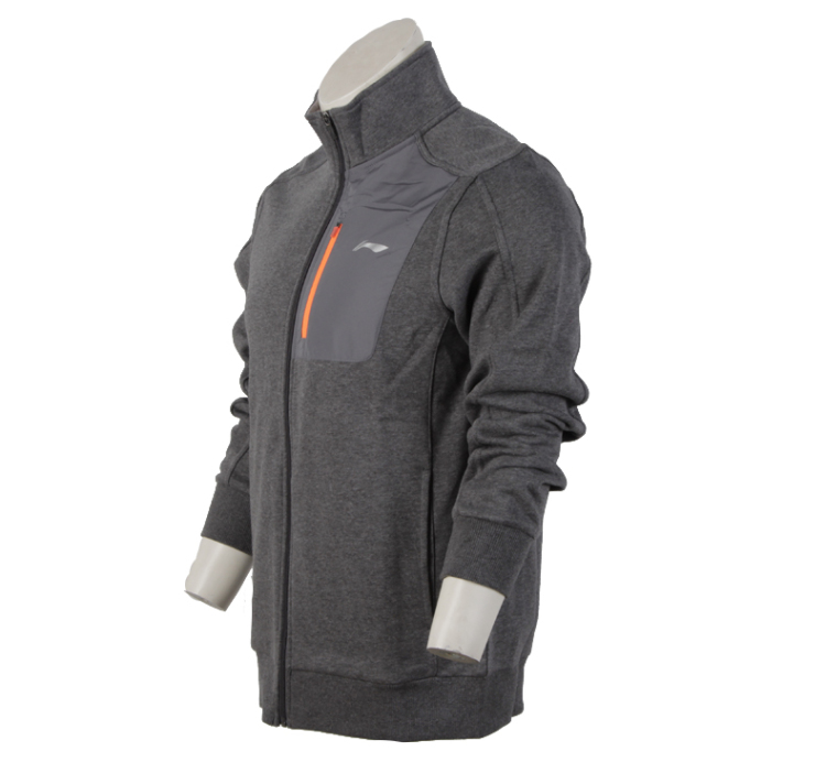 正品李宁<em>男子</em>2014春季款款 <em>开衫无帽卫衣</em>卫裤