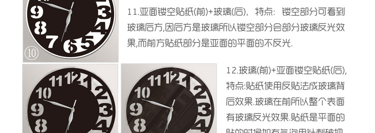 
                                        个性一百好运进行时 亚克力挂钟个性订制欧式个性简约时尚壁挂时钟表创意钟                