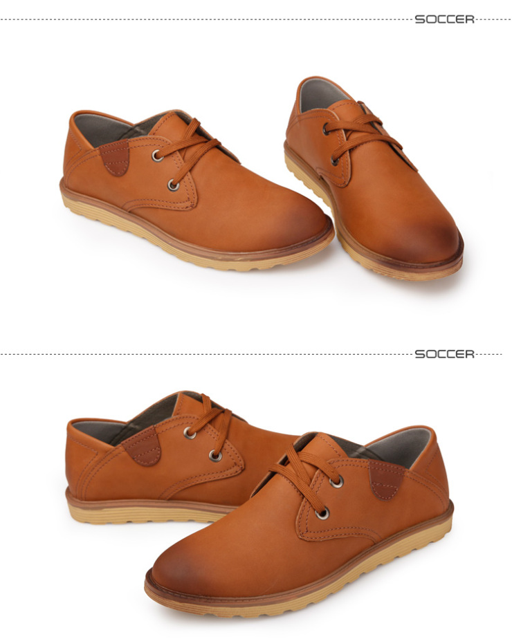 圣帝罗阑旗下品牌soccer秋冬季男鞋英伦皮鞋韩