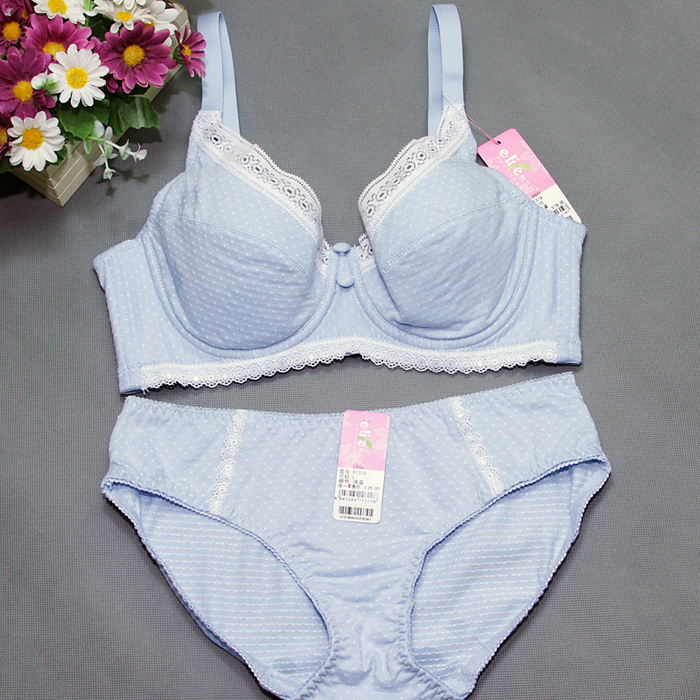 怡兰芬<em>少女文胸软钢圈</em>薄款纯棉聚拢侧收副乳大