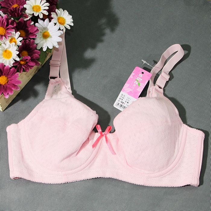 怡<em>兰芬</em>少女<em>文胸</em>发育<em>学生</em>内衣软钢圈薄款纯棉聚