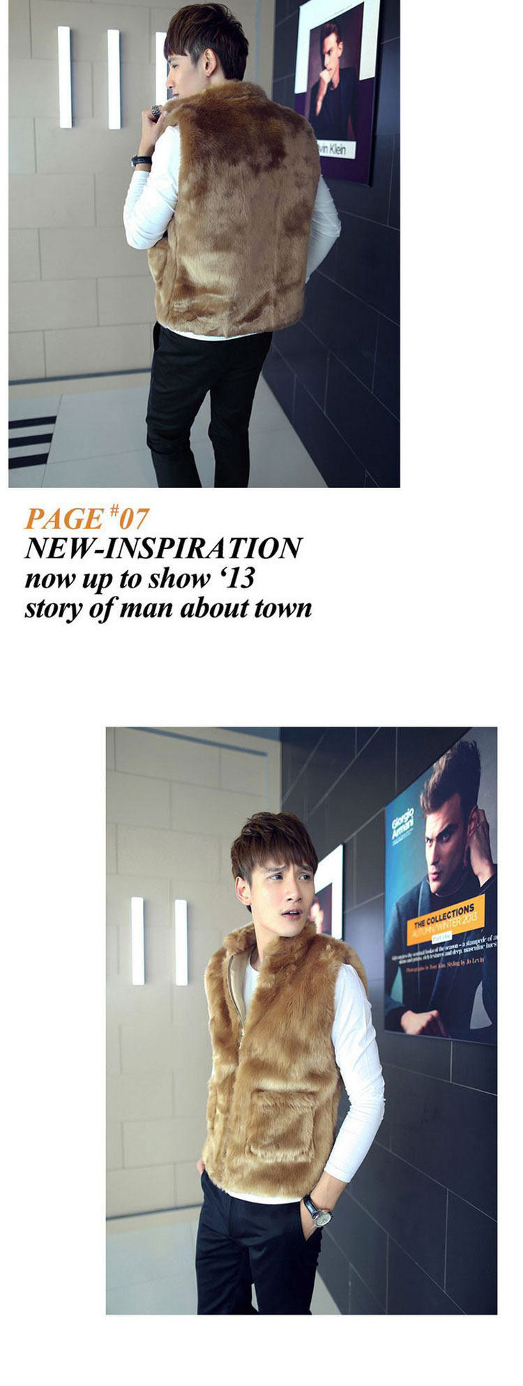 <em>货到付款</em> 韩版<em>男装</em>修身<em>马甲</em> 秋冬季<em>男装</em>加厚背