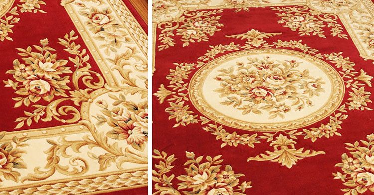 精工 奢华高端大气上档次欧式羊毛混纺卧室客