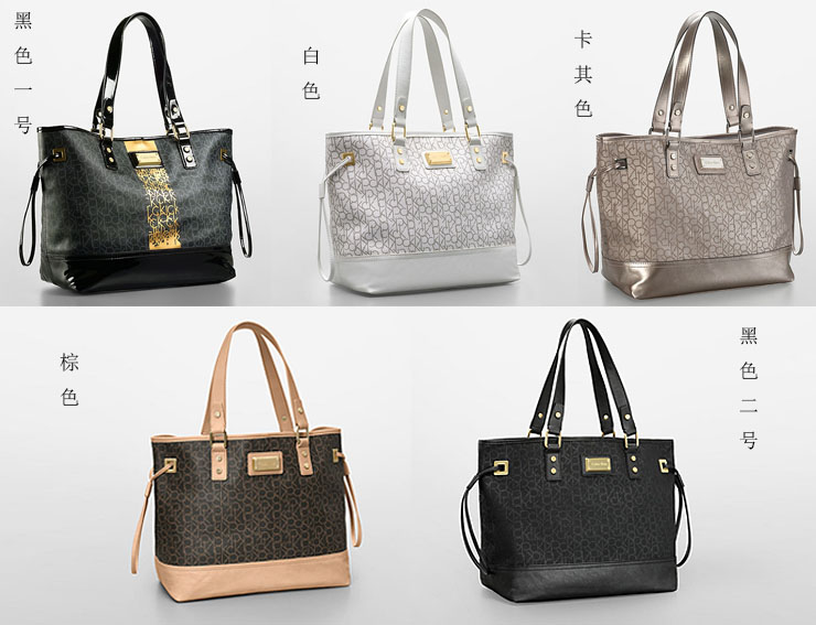 Calvin Klein/<em>CK</em> 新品 女士<em>CK</em>标志印花单肩手提