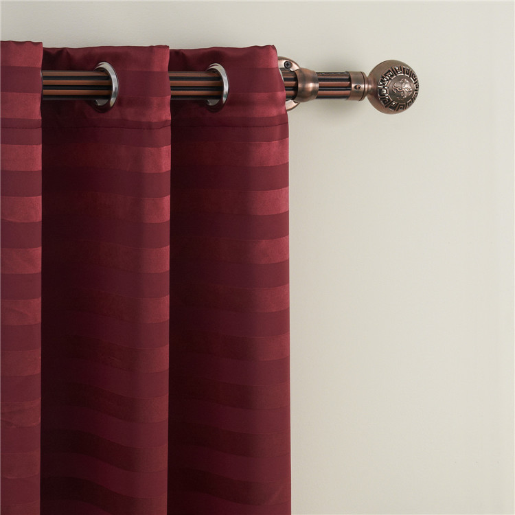 图吉(twopages) 简约现代 低调红色竖条纹窗帘 打孔式 单片 HX013-11 W100cm X L160cm怎么样?京东商城的价格走势-慢慢买比价网