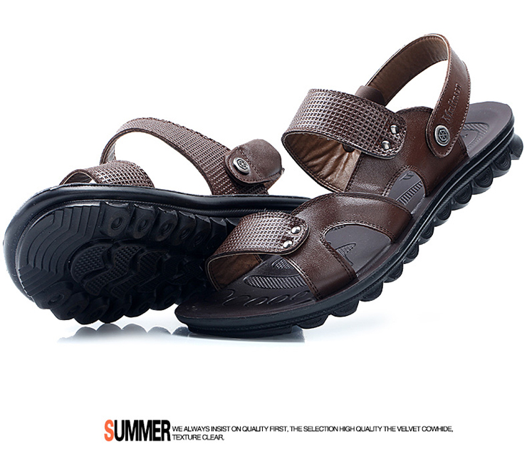 百丽男凉鞋2014新款 百丽代购2014夏凉鞋