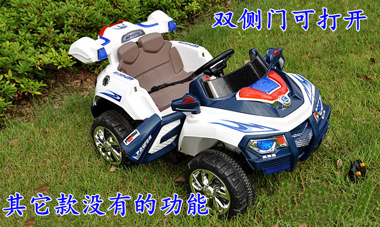 00 孩子乐 酷炫儿童电动车 四轮可坐带遥控童车 宝宝可坐玩具汽车