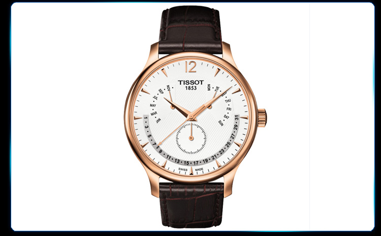 京东商城 天梭TISSOT男表皮带石英男士手表T