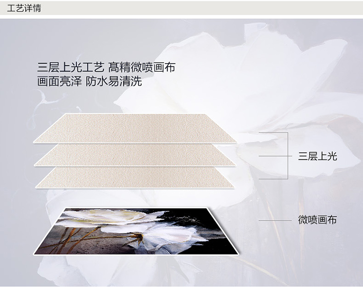 
                                        格丽 现代装饰画墙壁画照片墙欧式壁画配电箱装饰画客厅挂画餐厅有框画卧室艺术画 冷艳玫瑰 冰艳玫瑰两件套 70*70cm白框                
