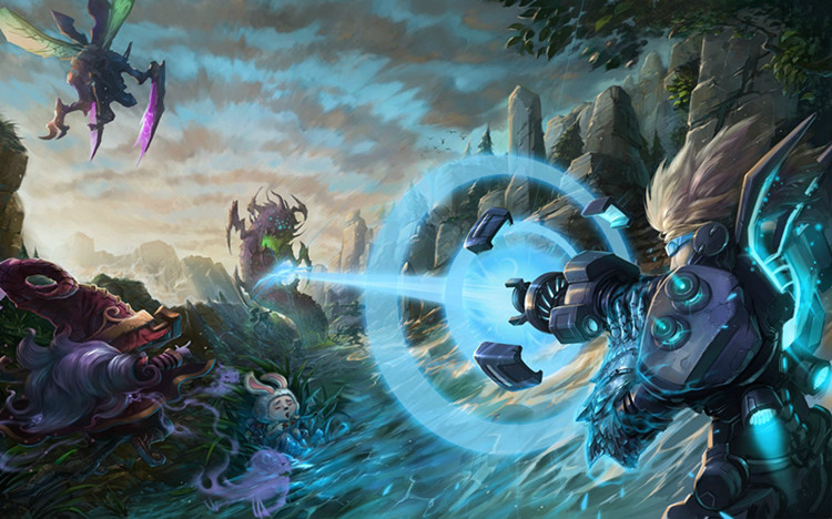 luckytde 英雄联盟手办未来战士伊泽瑞尔精品模