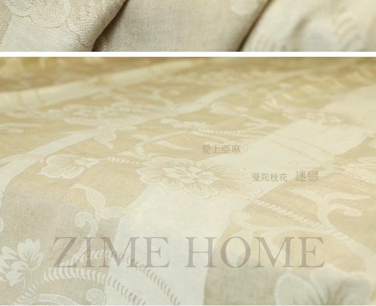 
                                        滋木(ZIME) 家纺凉席套件 亚麻可折叠老人儿童适用双人加大款大提花三件套 220*240cm亚麻                