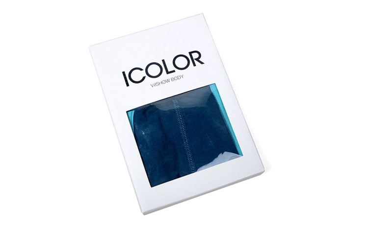 <em>icolor</em>男士<em>内裤</em>U凸棉质透气平角男<em>内裤</em>撞色四