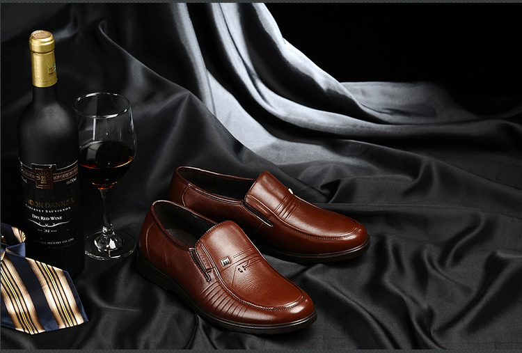 木林森男鞋商务正装皮鞋