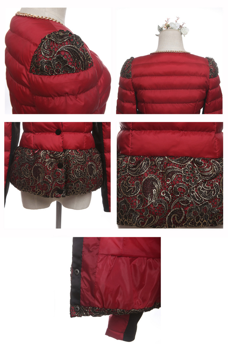 A7A2013新款<em>棉袄女短裤</em>修身棉袄羽绒棉服女