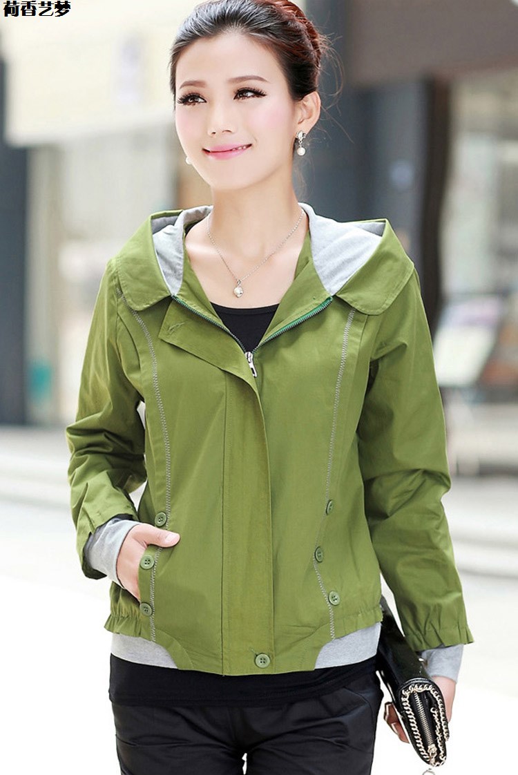 荷香艺梦2014春装新款30-40岁中年女装短外套