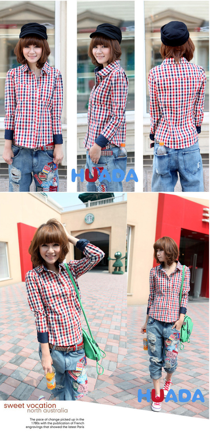 ladys clothing20132013新款女装<em>衬衣</em>韩版修身