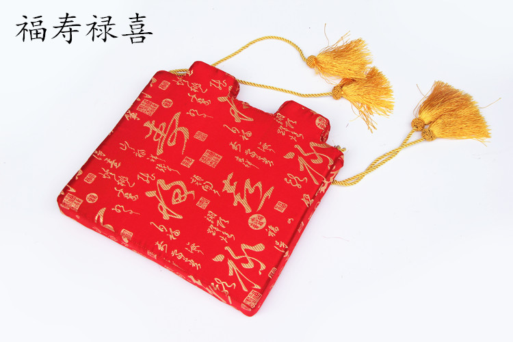 
                                        千功坊 红木沙发垫 餐椅垫 茶椅垫订做 福禄寿喜                