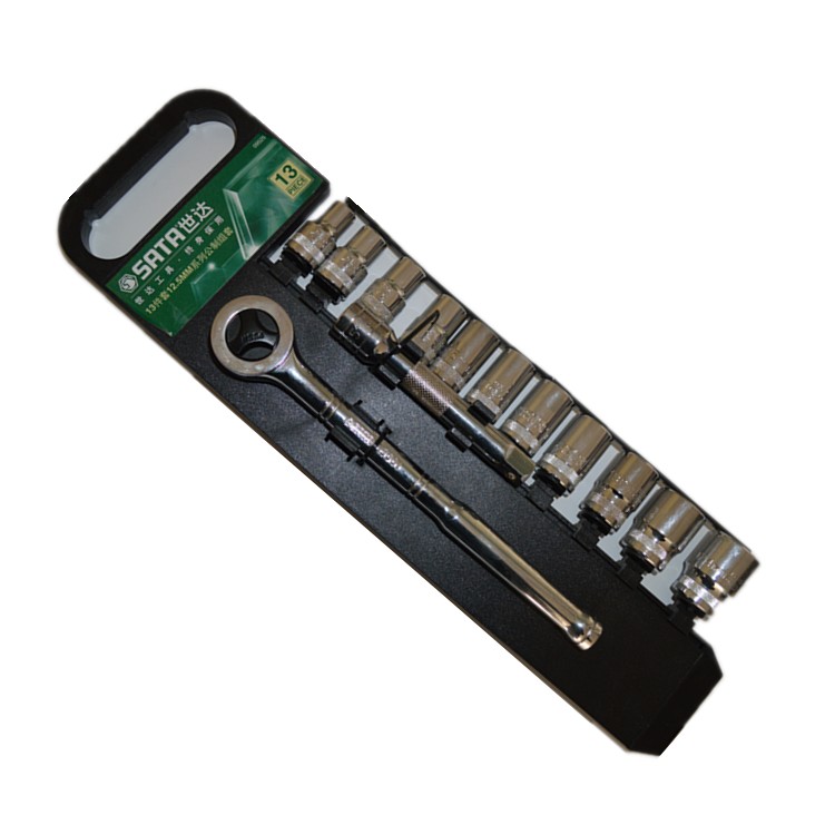 ATA世达工具 13件6.3mm系列套筒组套 汽修工