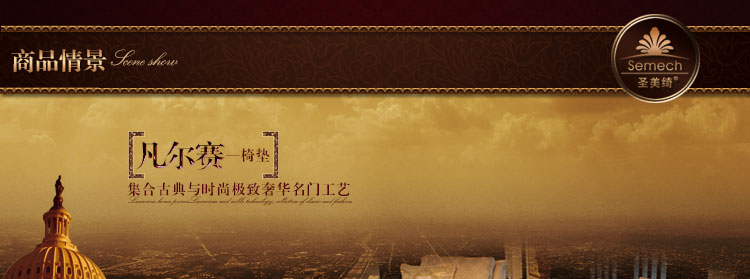 
                                        圣美绮 欧式椅坐垫垫子 餐椅垫加厚椅垫子座垫 38C酒红色椅垫 56*56cm含芯                