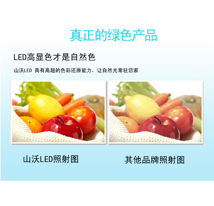 山沃照明 LED灯管1.2米T8日光灯管18瓦节能分体支架灯光管 正白光