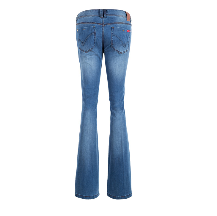 ONLY秋装新品女装弹力低腰女微喇FL牛仔裤长