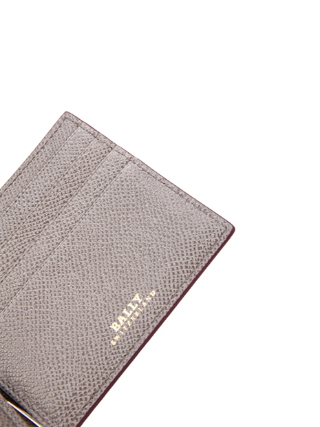 <em>BALLY巴利</em>红色牛皮材质纯色<em>女士卡包</em>,BAGS