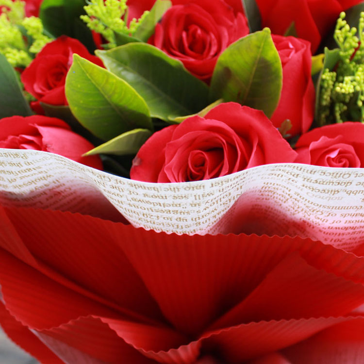 19朵红玫瑰花束全国配送成都花店北京上海天