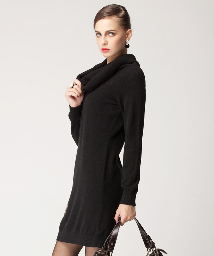 DECLASSIE 时尚女装 秋冬上新女羊绒衫 樽领