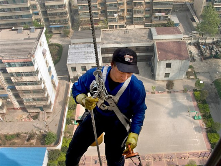 高空作业专业清洗变色锦纶绳 耐磨 蜘蛛人专用绳 户外攀爬安全绳主绳