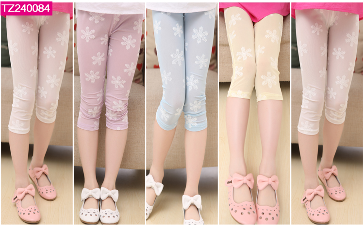 梵贝拉<em>儿童</em>新款<em>打底短裤</em>女童<em>夏款</em>2014新款薄