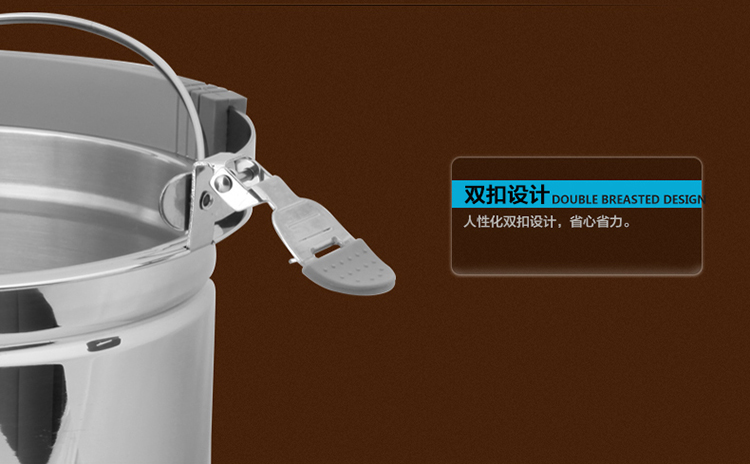 胡子王 E宝免火再煮锅 不锈钢焖锅煮锅炖锅 节