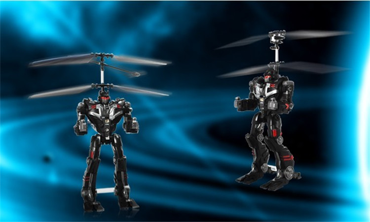 刚遥控机器人 遥控飞机航模 遥控直升机玩具 空