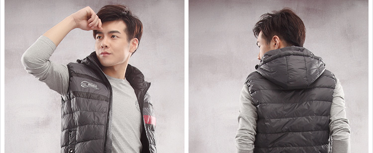 【扫货季】YAYA<em>鸭鸭羽绒服</em> 羽绒<em>马甲男款</em>带帽