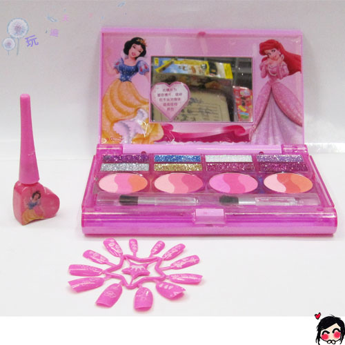 迪士尼公主儿童彩妆笔记本化妆盒