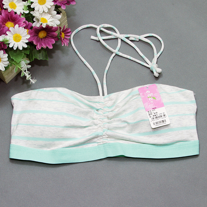 怡<em>兰芬</em>少女<em>文胸</em>学生内衣发育期时尚挂脖小背心