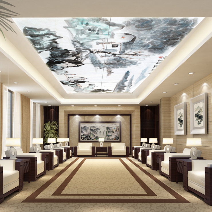 超烁图码集成吊顶扣板客厅书房吊顶板1平米别