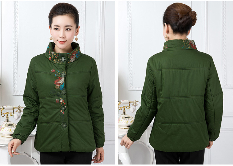 1111促销 中老年女装<em>棉衣</em> 中年<em>女冬装</em>棉服<em>外套</em>