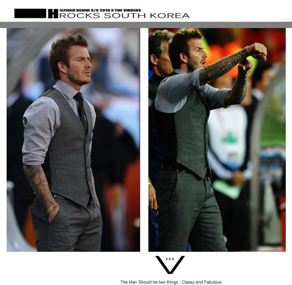 戴维李(daiweili)2013<em>秋冬</em>新款贝克汉姆同<em>款马甲</em>