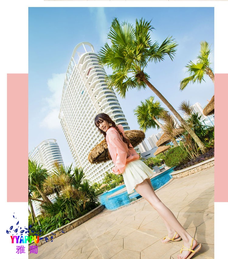 雅葡 2014 夏季新款<em>薄外套</em>女<em>夏</em>防晒衣长袖透明